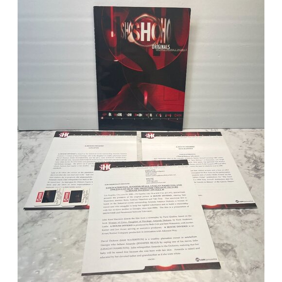 A House Divided Movie Press Kit Showtime 2000 Sam Waterston Jennifer Beals - Picture 6 of 6